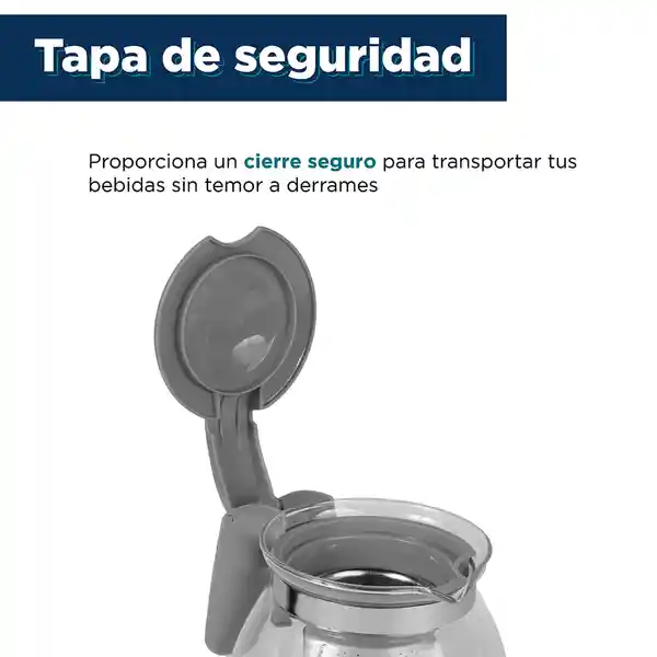 Tetera Gris 900 mL Miniso