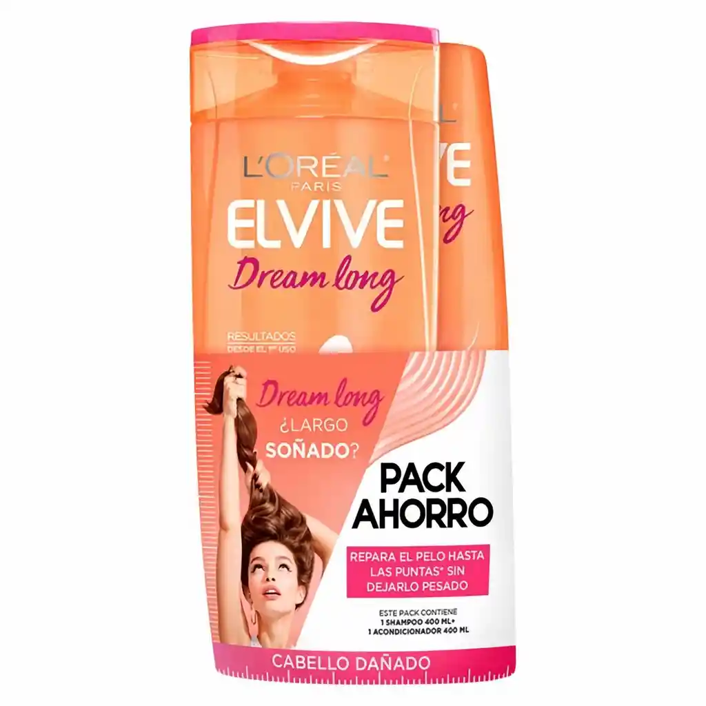 Elvive Shampoo Dream Long + Acondicionador