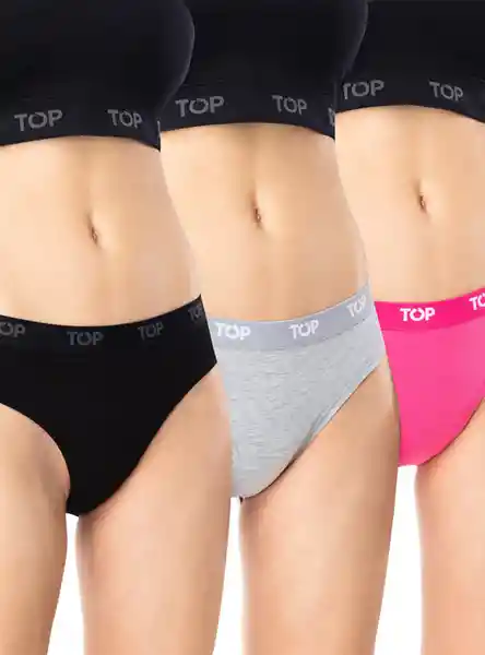 Top Calzón Bikini Surtido L M205P3C8