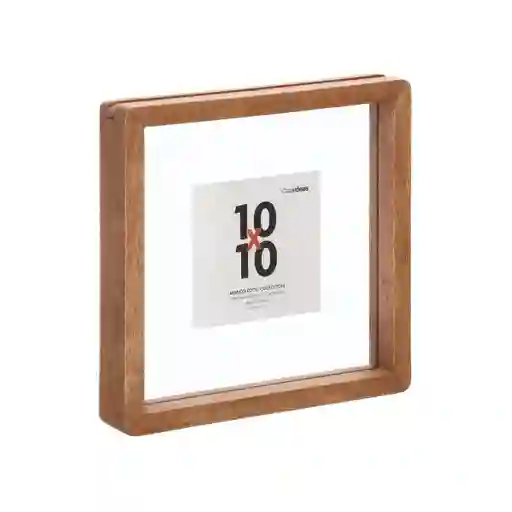 Marco de Foto de Madera Con Doble Vidrio 20 x 20 cm Casaideas