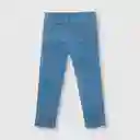 Jegging De Bebé Clásica Niña Azul Talla 6/9m