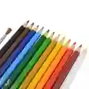 Lápices De Colores Faber Castell Acuarelables 12 Un.