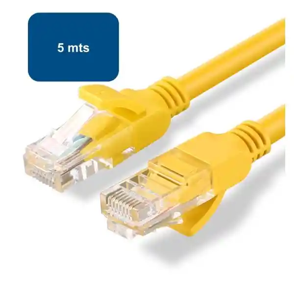 Ugreen Cable de Red UTP Cat 5e Amarillo 5 m NW103