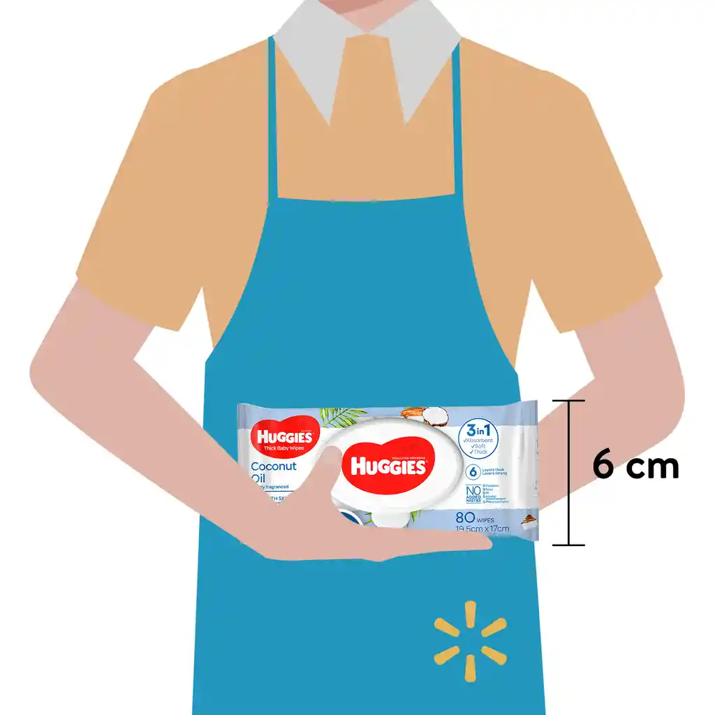 Huggies Toallas Húmedas Coco Oil