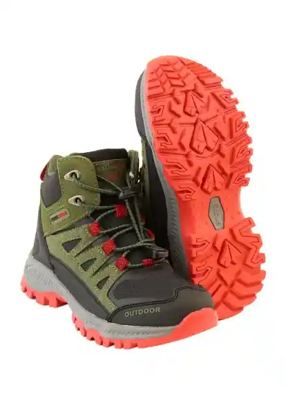 Zapatillas Outdoor Caña W24 Niño Verde 34 937 Ficcus