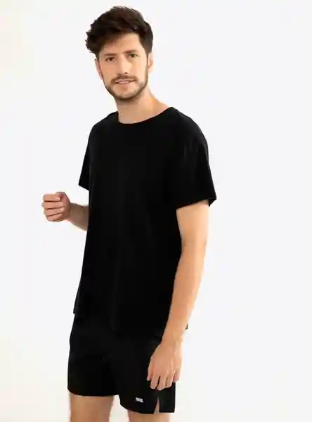 Revup Short Corto Gato Ess Hombre Negro XL