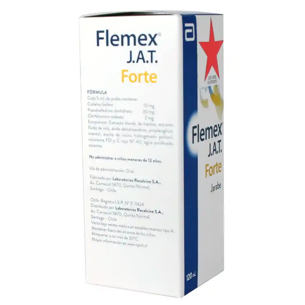 Flemex J.A.T Forte Jarabe (10 mg / 30 mg / 2 mg)