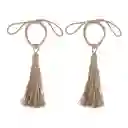 Set Amarras Para Cortinas Borla Casaideas