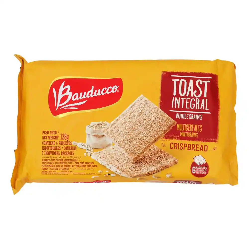 Bauducco Tostada Multigranos 128 g