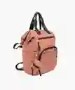 Lounge Mochila Maternal Nylon Palo Rosa