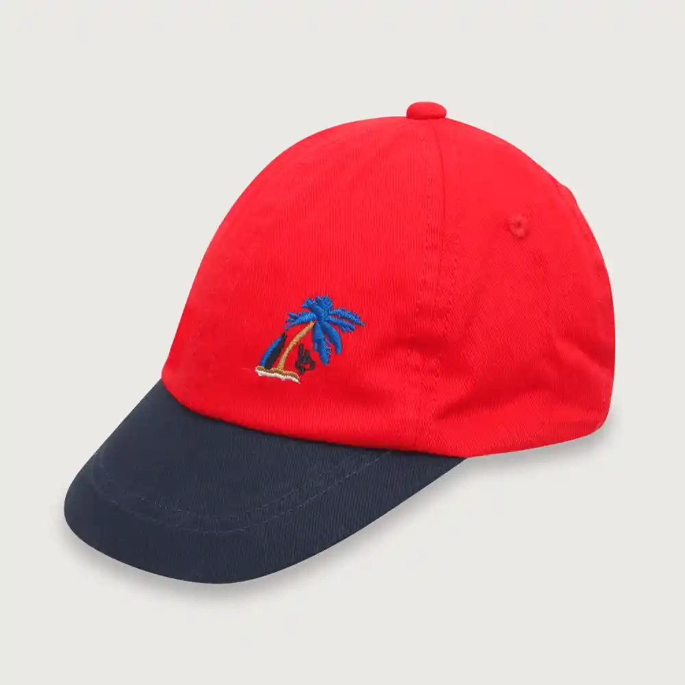 Gorro Jockey De Niño Rojo Talla S