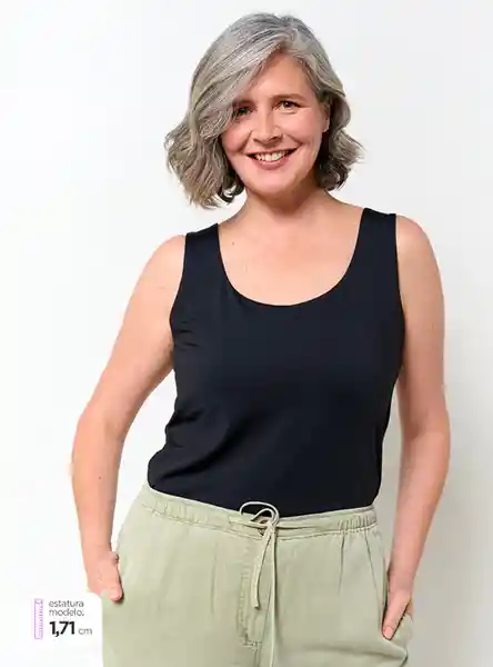 Polera Mujer Cacharel Tirantes Talla L