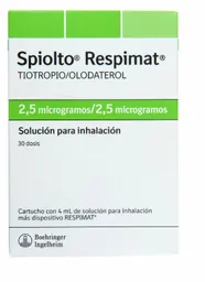Spiolto Respimat Olodaterol 2.5 Mcg Sol Para Inhalación 30 Dosis