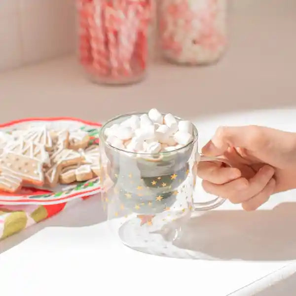 Tazón de Vidrio Con Forma de Arbolito 300 mL Casaideas