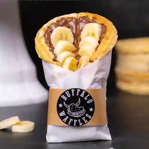 Waffle Banana Nutella