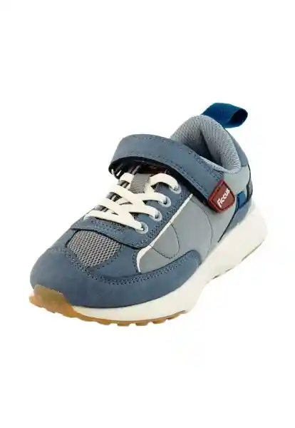 Zapatillas Sport Velcro W24 Niño Azul 33 929 Ficcus