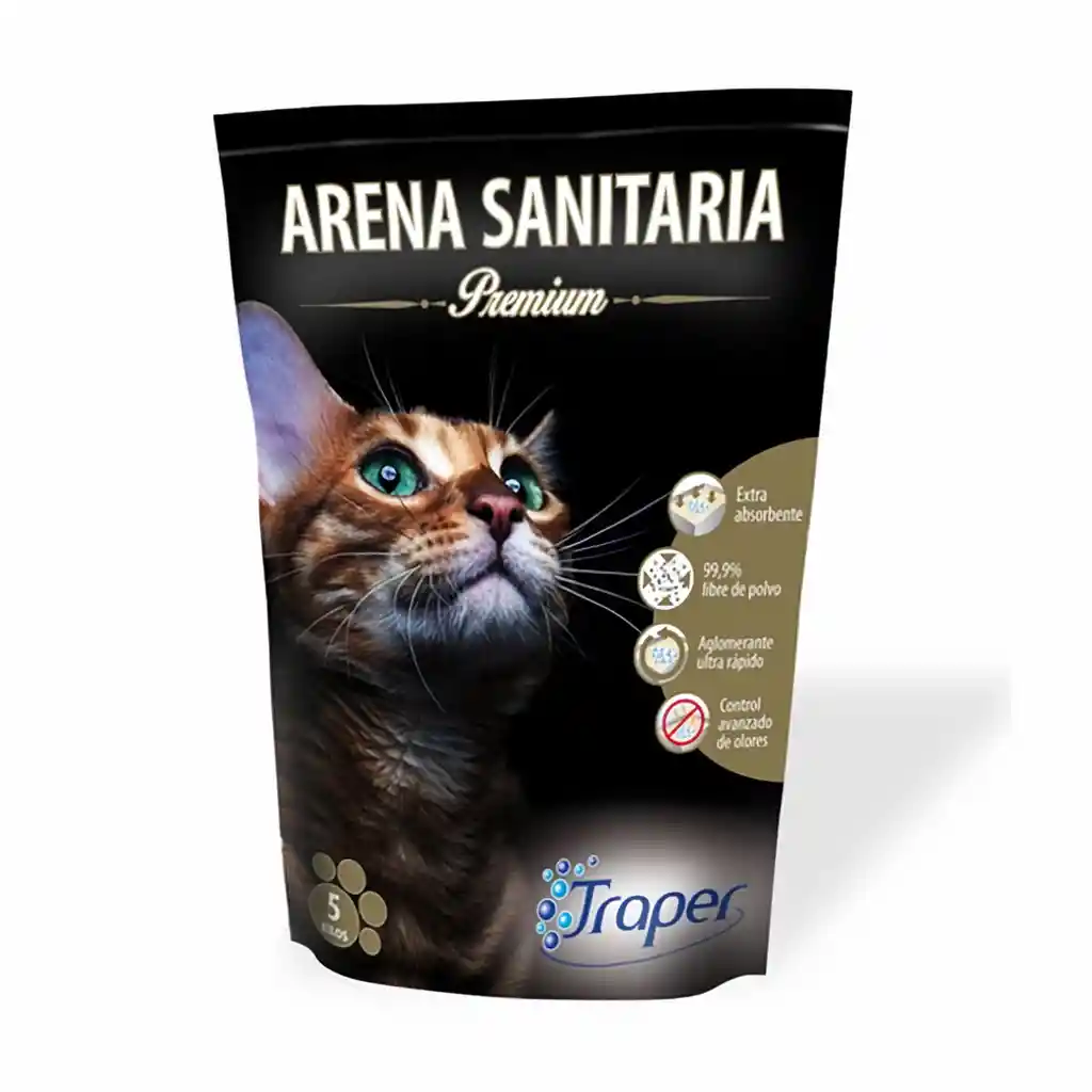 Traper Arena Sanitaria Para Gato Premium