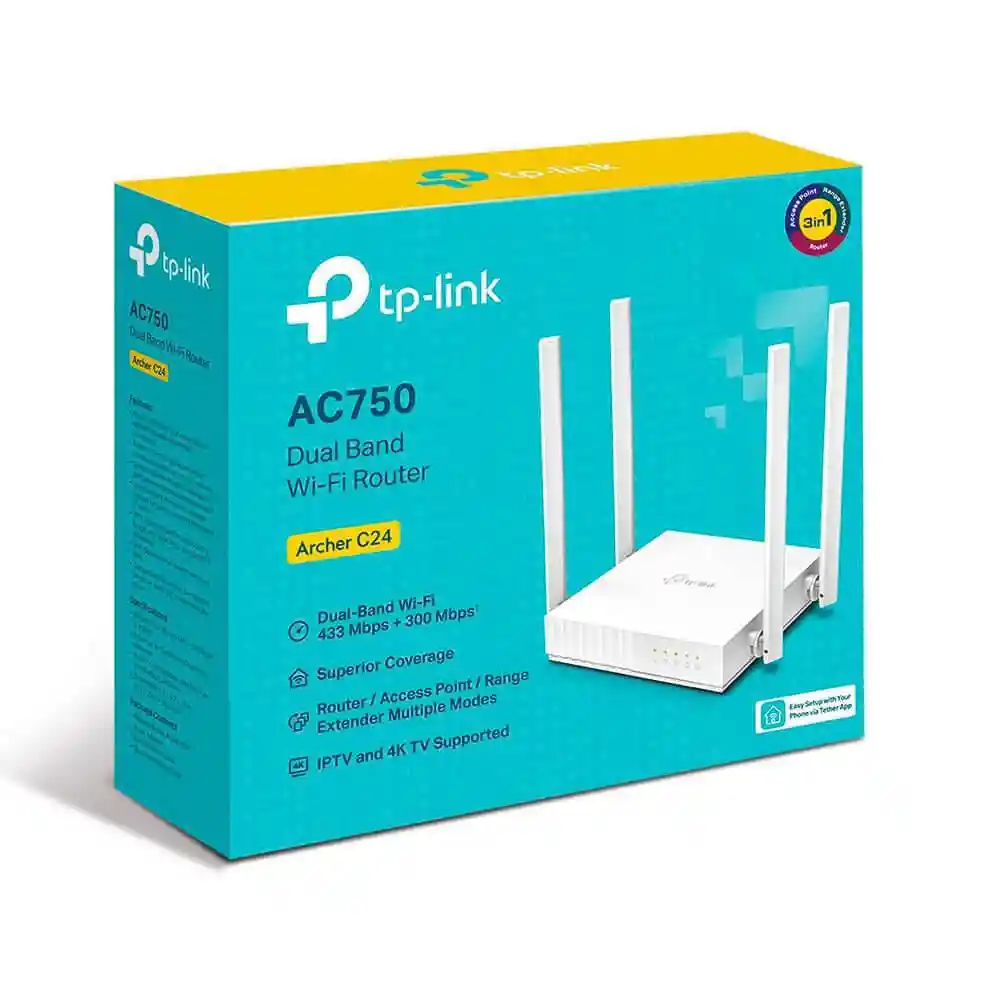 Router Dual-band Ac750 Archer C24