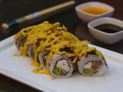Roll Nikkei de Pulpo a la Parrilla