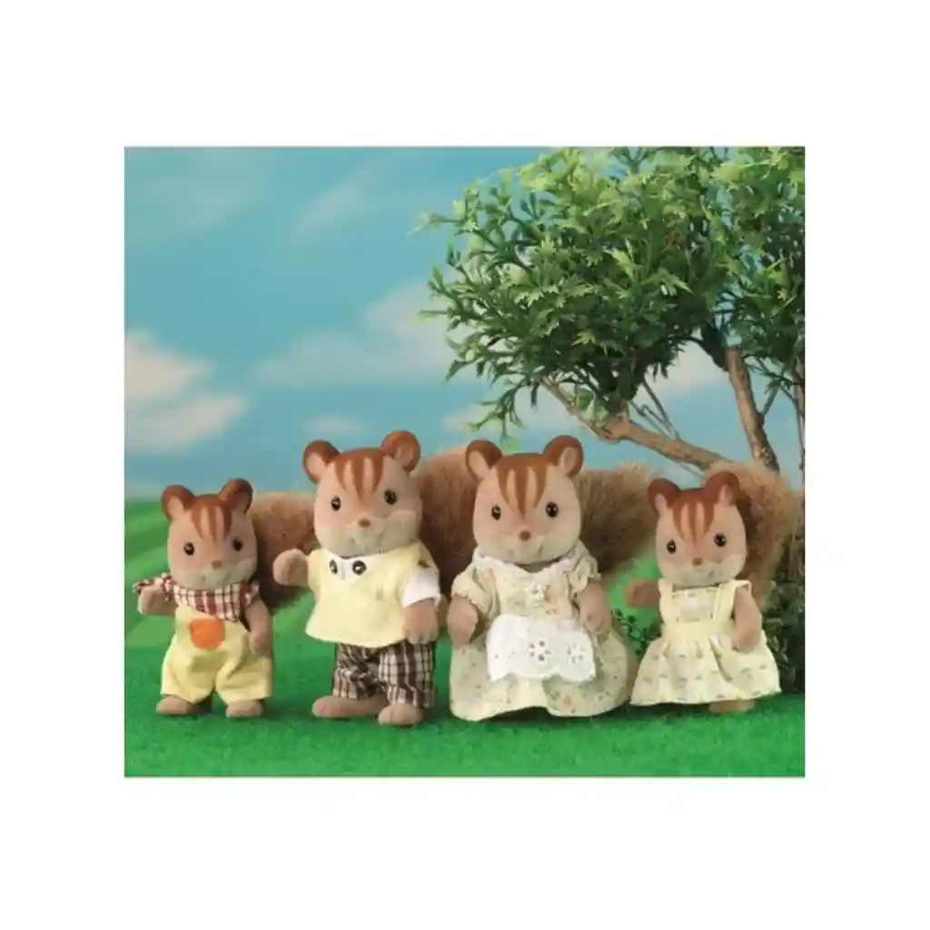 Sylvanian Families Juguete Familia Ardilla de la Nuez