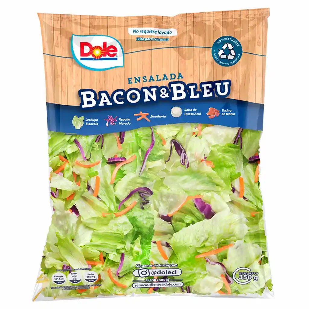 Dole Ensalada Bacon And Bleu