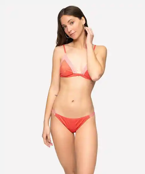 Lounge Bikini Paradiso Bicolor Coral y Rosado M