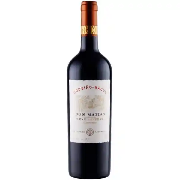 Cousiño Macul Vino Tinto Gran Reserva Carmené Don Matias 750 cc