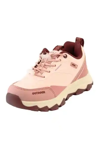 Zapatillas Outdoor Baja W24 Niña Rosado 34 917 Ficcus