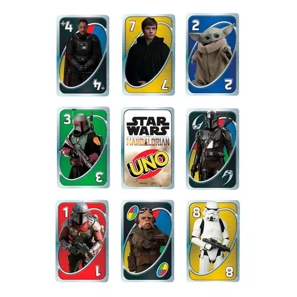 Uno Juego de Mesa The Mandalorian HJR23