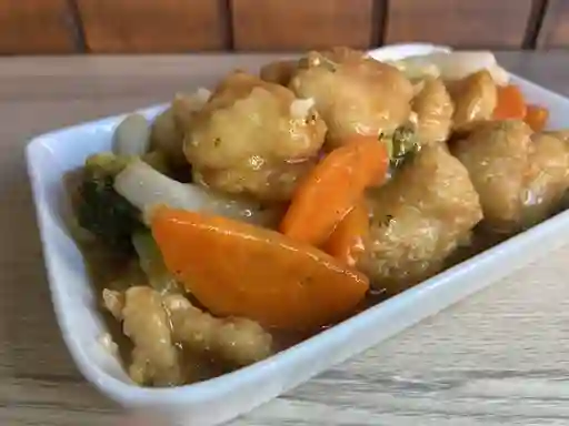 Colación -3 Pollo O Tofu Agridulce