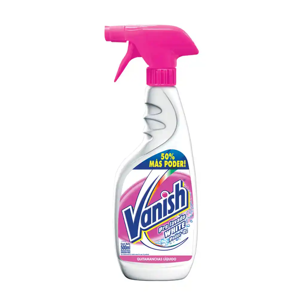 Vanish Quitamanchas Prelavado Blanco Gatillo 500ml