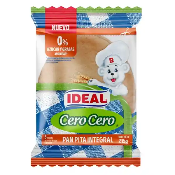 Ideal Pan Pita Integral Cerocero