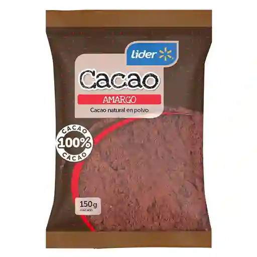 Cacao Natural Amargo en Polvo Lider