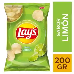 Evercrisp Lays Papas Fritas Sabor Limón 200 g