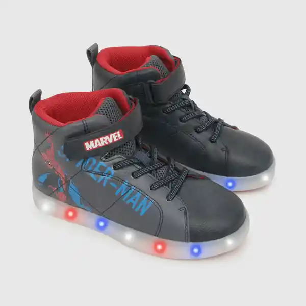 Zapatillas Cordones Súper Héroes Marvel Niño Azul T. 31 Colloky