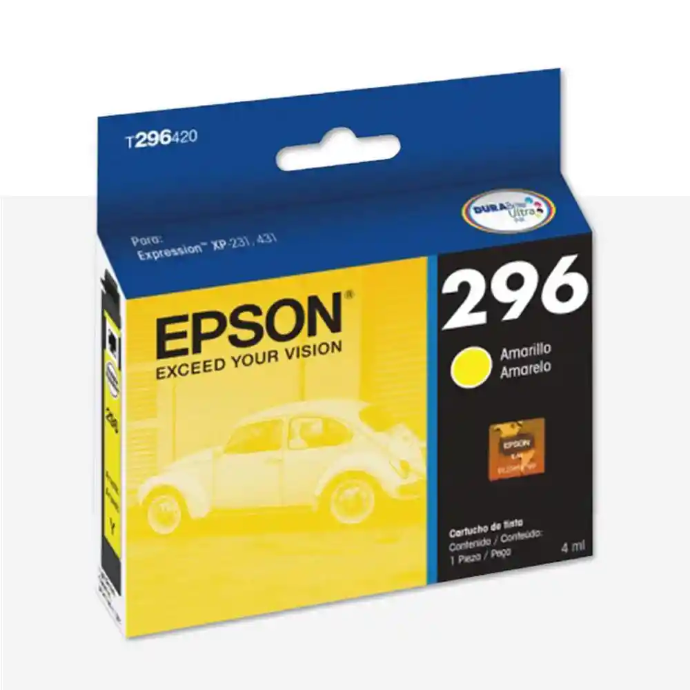 Epson Cartridge 296 Amarillo