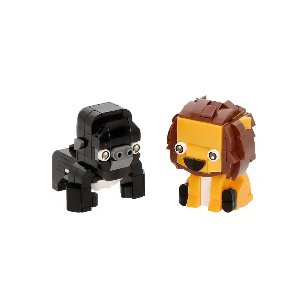 Set Juego Contrucción León Gorila Casaideas