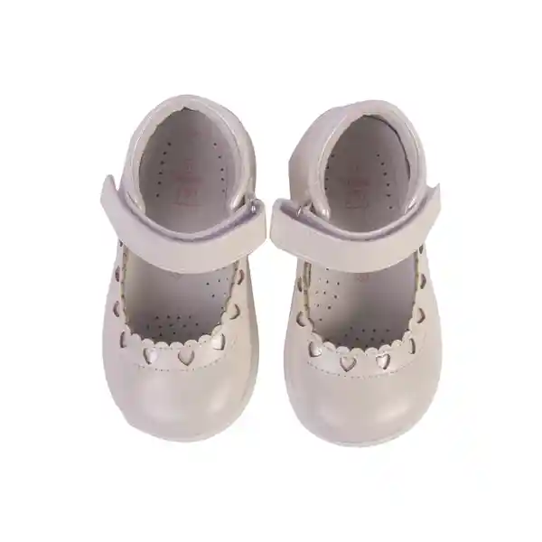 Zapato Clasico Bebe Niña Blanco Pillin 22