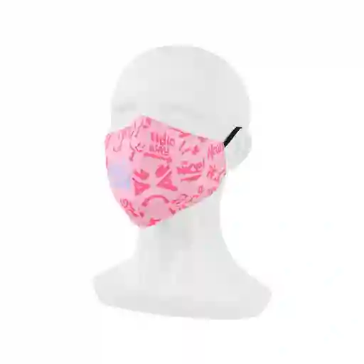 Miniso Cubreboca Ajustable Reutilizable Rosa