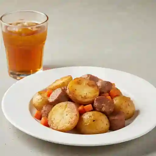 Gigantón 8p Vegetarian+ Papas+ Bebida 2l