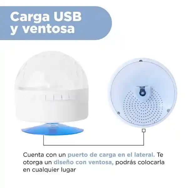 Bocina Inalámbrica Con Luces Led Miniso