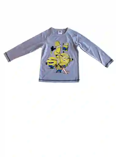 Polera Manga Larga Minions V25