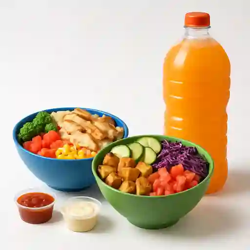 Promo Bowls 3 y Bebida 1.5 Lts