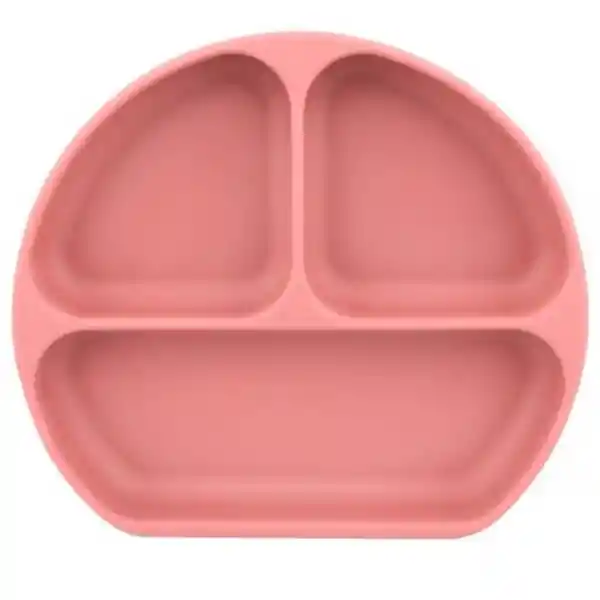 Infanti Plato Con Divisiones Rojo 0121111022R