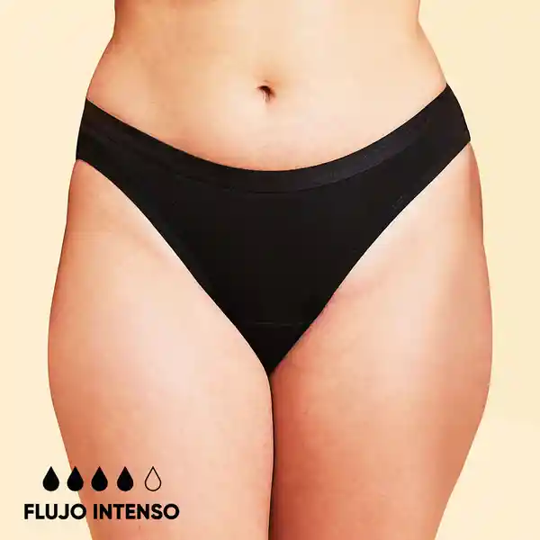 Bloodygreen Panty Bikini Flujo Intenso Negro L