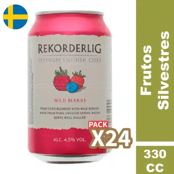 Pack Sidra Rekorderlig Frutos Silvestres Jumbo Impo