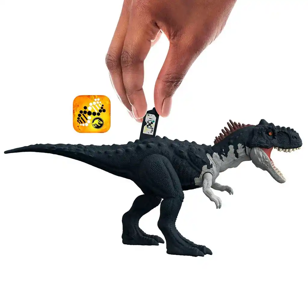 Jurassic World Juguete Rajasaurus Ruge y Ataca