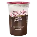 Chandelle Postre Sabor a Chocolate con Crema Chantilly
