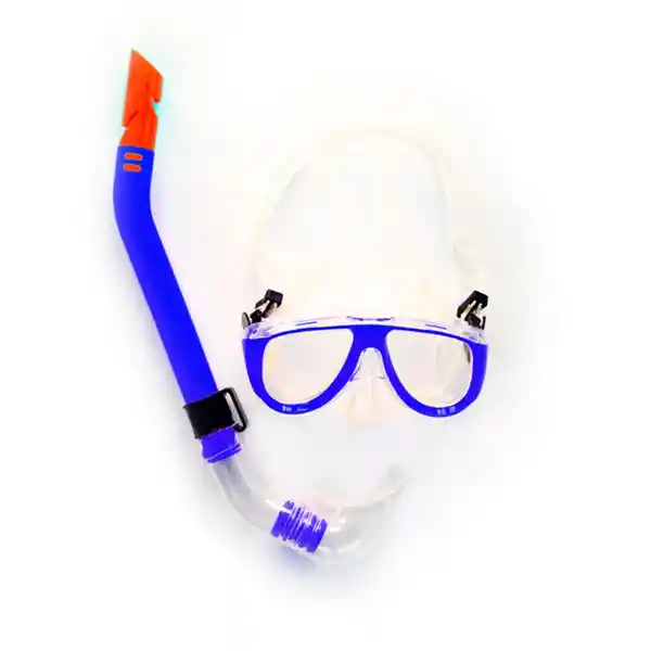 Lentes de Natación Snorkel Azul Adulto Samia