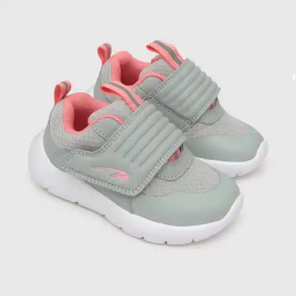 Zapatillas Deportiva de Niña Gris Talla 26 Colloky